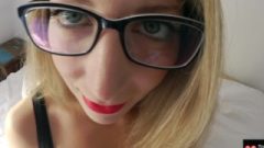 Nice Blond Girl With Glasses Deepthroat A Huge Tool – Sarah Secret