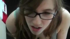 Bouncing Titties Darling With Glasses