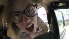 Fake Taxi – Blonde With Glasses And Huge Tattoos