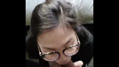 Hacked Pretty Thai Blow Job With Slowmo Facial On Glasses