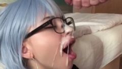 Provocative Teen In Glasses Makes A Sloppy Sucking Cock – Freya Stein