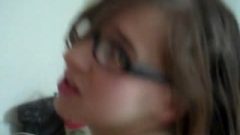 Teen With Glasses POV Sex
