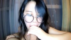 Fuck And Sperm Facial On Nerdy Thai StepSister With Glasses